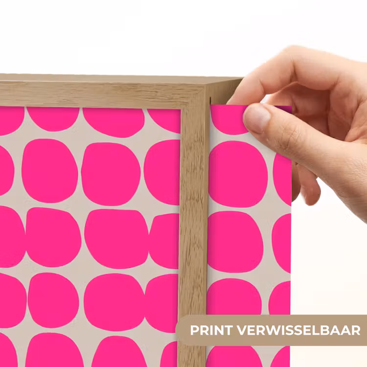 Lightbox - Wandlamp - Stippen - Patroon - Roze — 5