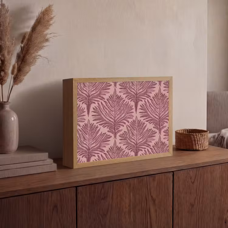 Lightbox - Wandlamp - Varen - Patroon - Paars — 4