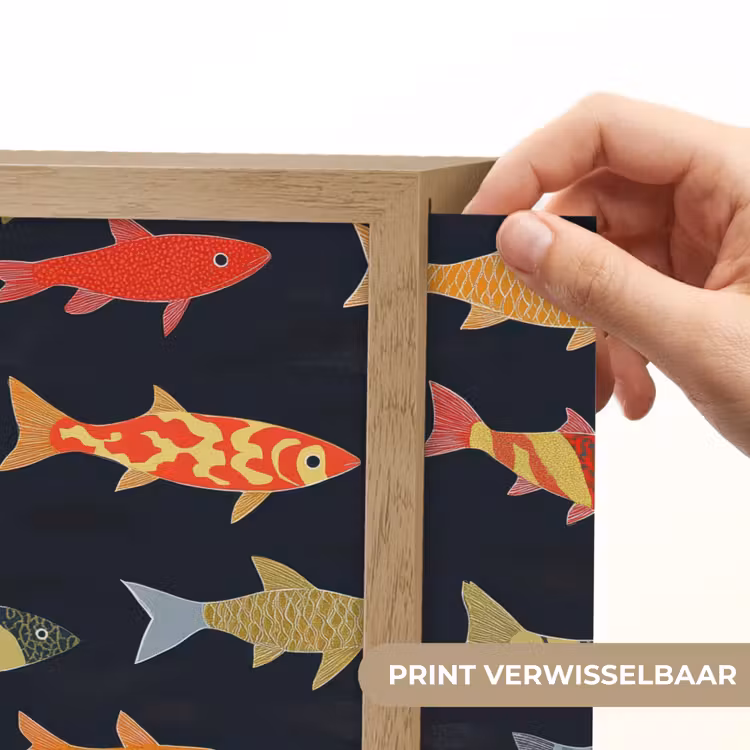 Lightbox - Wandlamp - Vissen - Patroon - Kleurrijk — 5