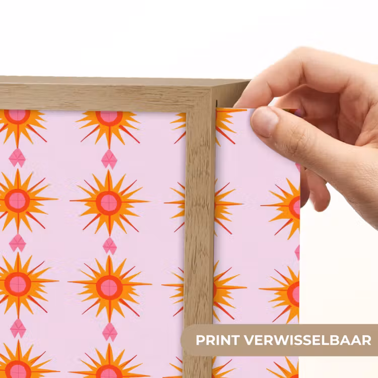 Lightbox - Wandlamp - Zon - Motief - Roze — 5