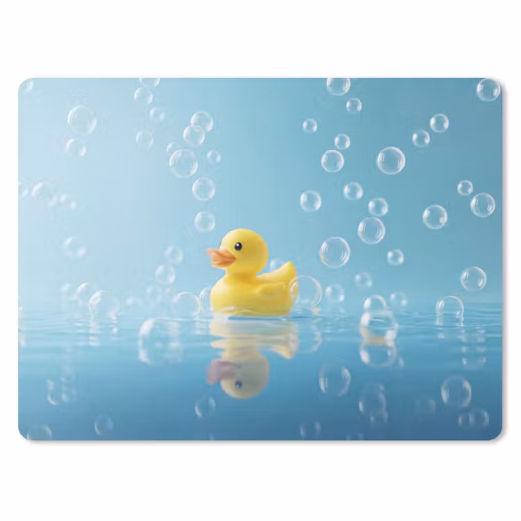 Muismat - Bubbels - Badeend - Geel — 1