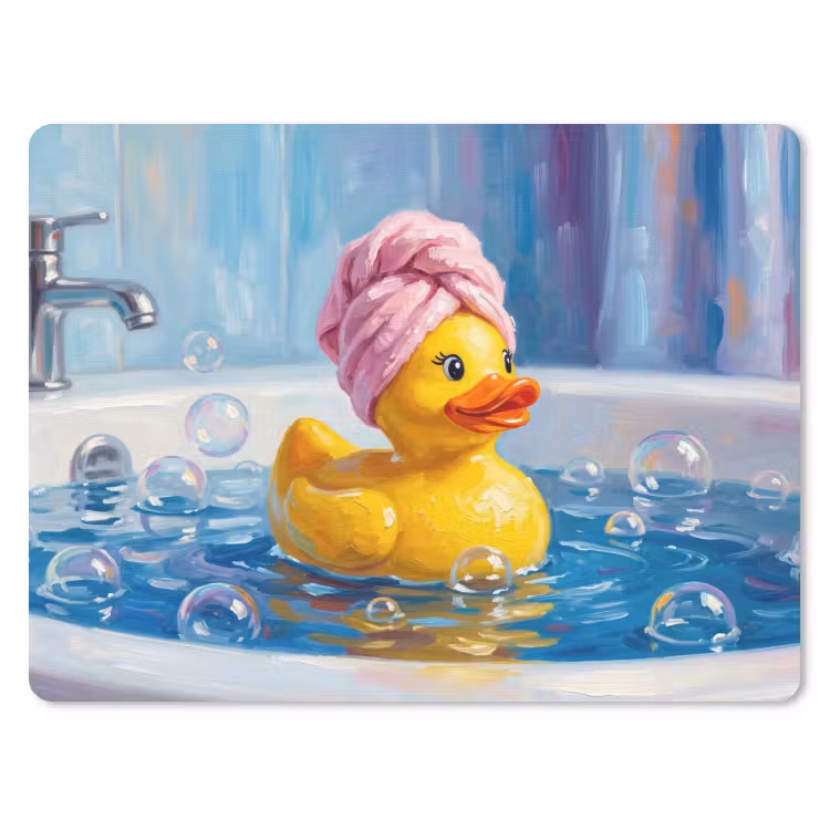 Muismat - Creatief - Badeend - Kleurrijk — 1
