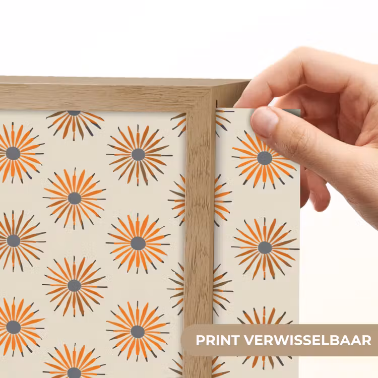 Lightbox - Wandlamp - Madelief - Patroon - Oranje — 5