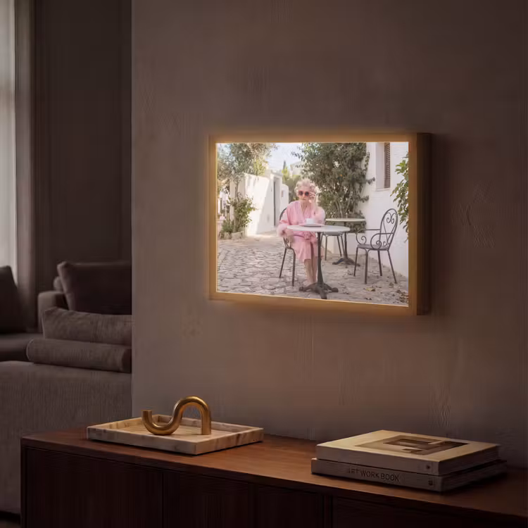Lightbox - Wandlamp - Ochtendjas - Krulspelden - Roze — 2