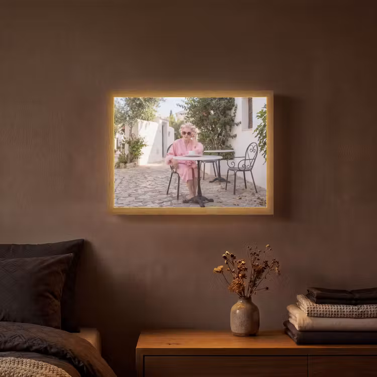 Lightbox - Wandlamp - Ochtendjas - Krulspelden - Roze — 3