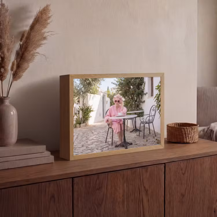Lightbox - Wandlamp - Ochtendjas - Krulspelden - Roze — 4