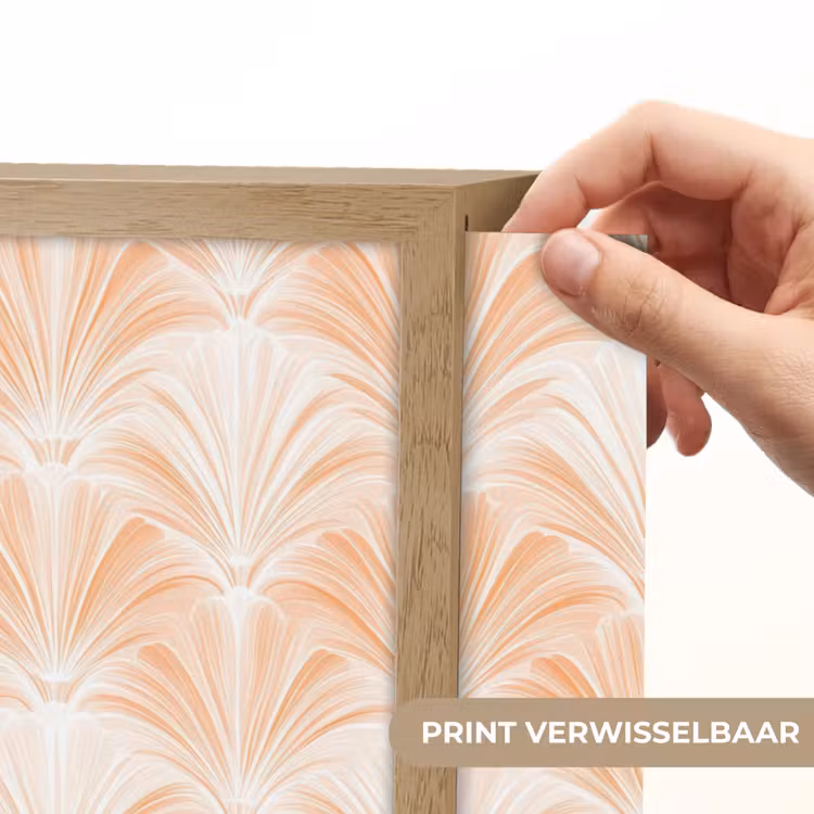Lightbox - Wandlamp - Waaier - Patroon - Perzik — 5