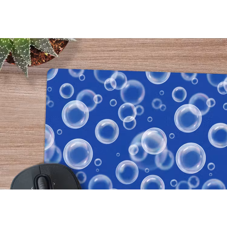 Muismat - Bubbels - Patroon - Blauw — 4