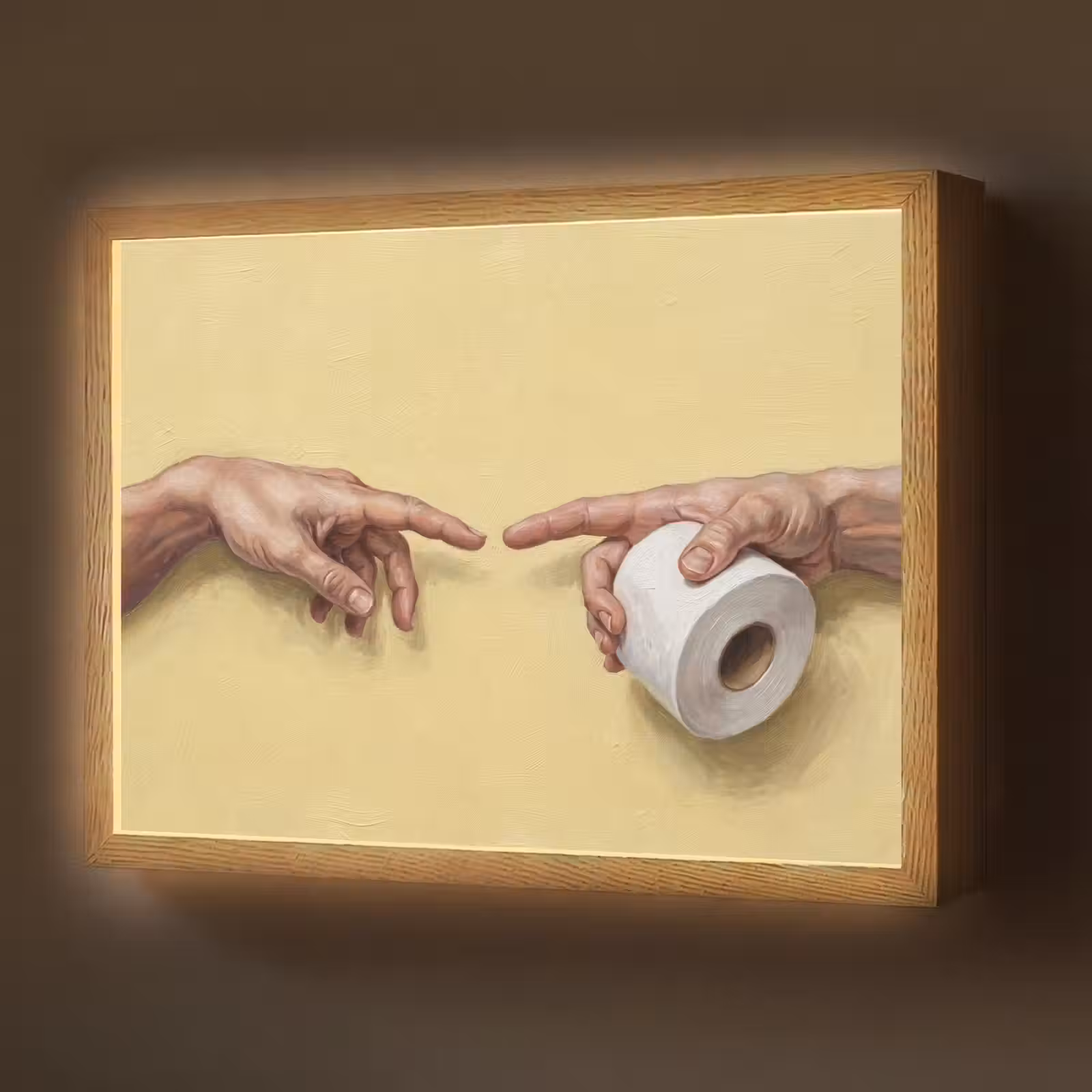 Lightbox - Wandlamp - Klassiek - Kunst - Humor — 1