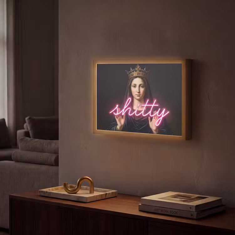 Lightbox - Wandlamp - Ironisch - Tekst - Neon — 2