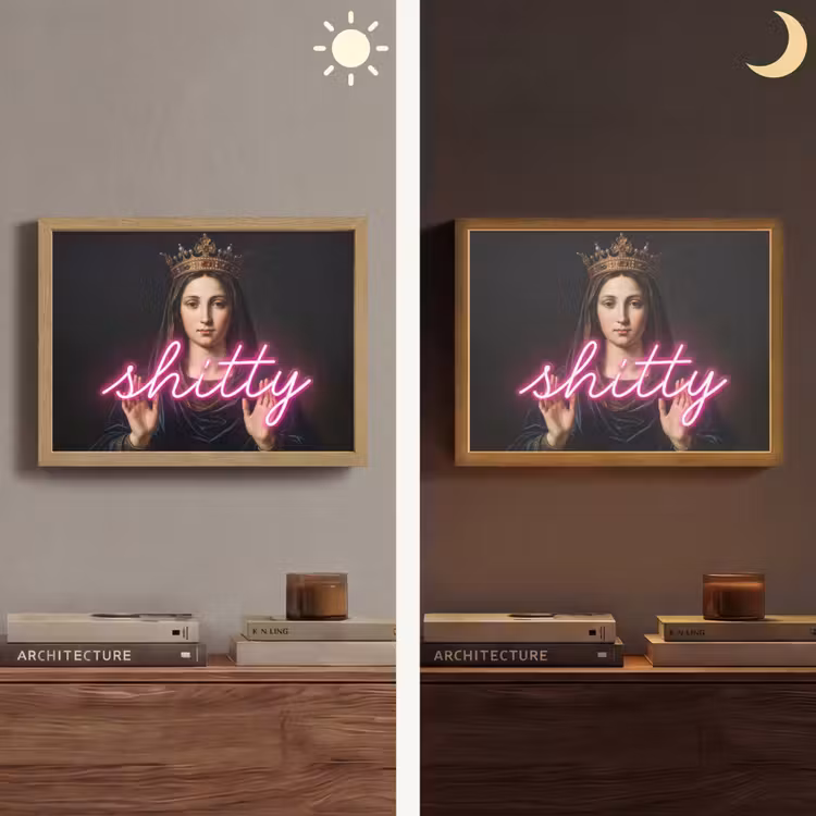 Lightbox - Wandlamp - Ironisch - Tekst - Neon — 6