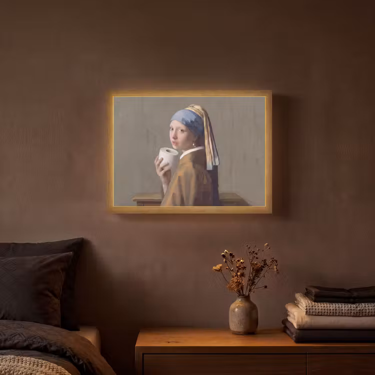 Lightbox - Wandlamp - Klassiek - Humor - Kleurrijk — 3