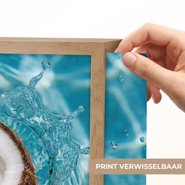 Lightbox - Wandlamp - Kokosnoot - Water - Wit — 5
