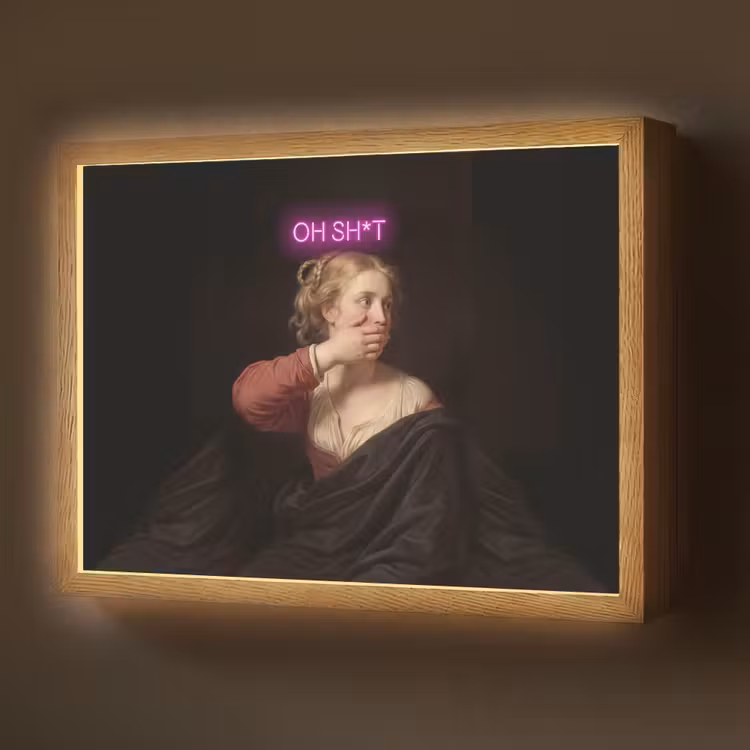 Lightbox - Wandlamp - Quote - Neon - vrouw — 1