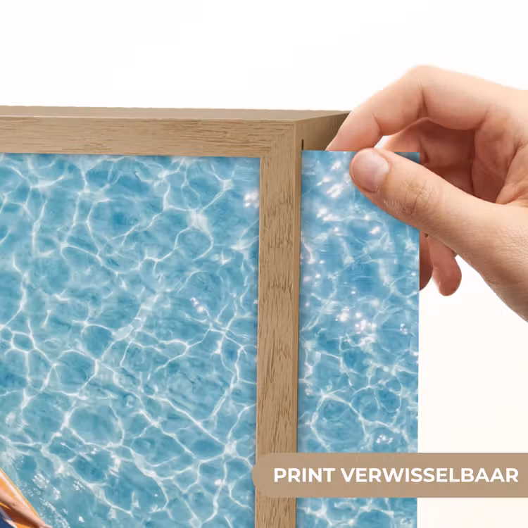 Lightbox - Wandlamp - Surfboard - Water - Badpak - Oranje — 5