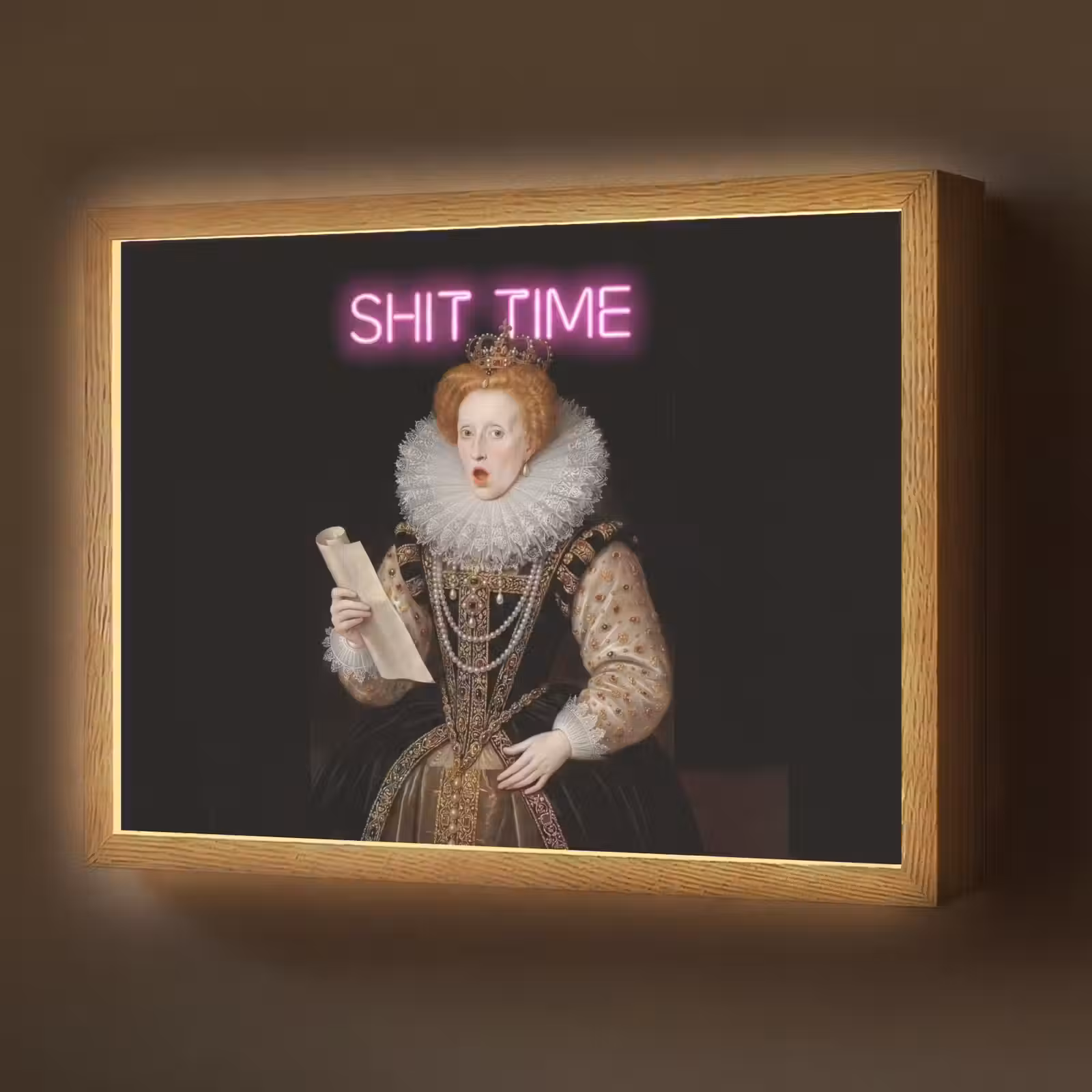 Lightbox - Wandlamp - Portret - Humor - Neon — 1