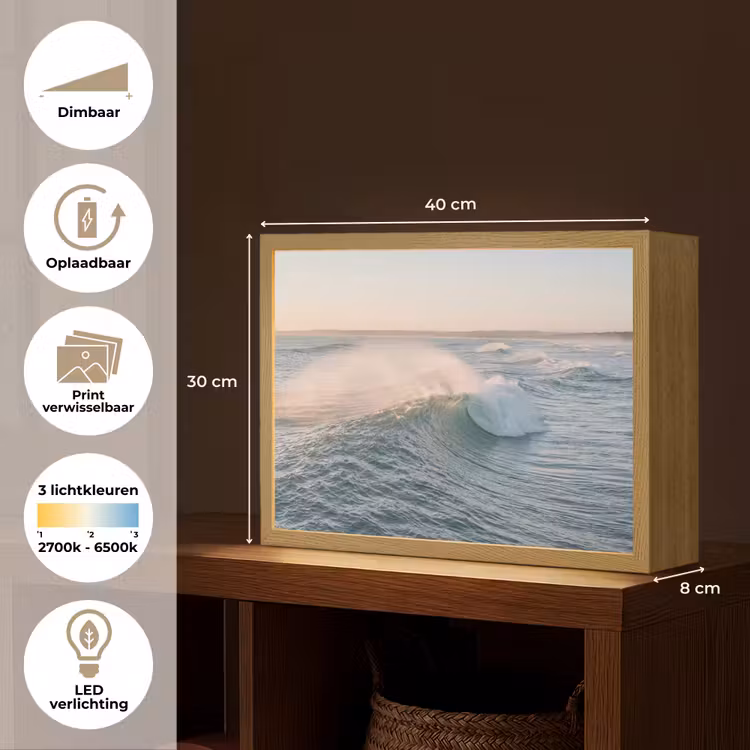 Lightbox - Wandlamp - Golf - Zee - Water — 10