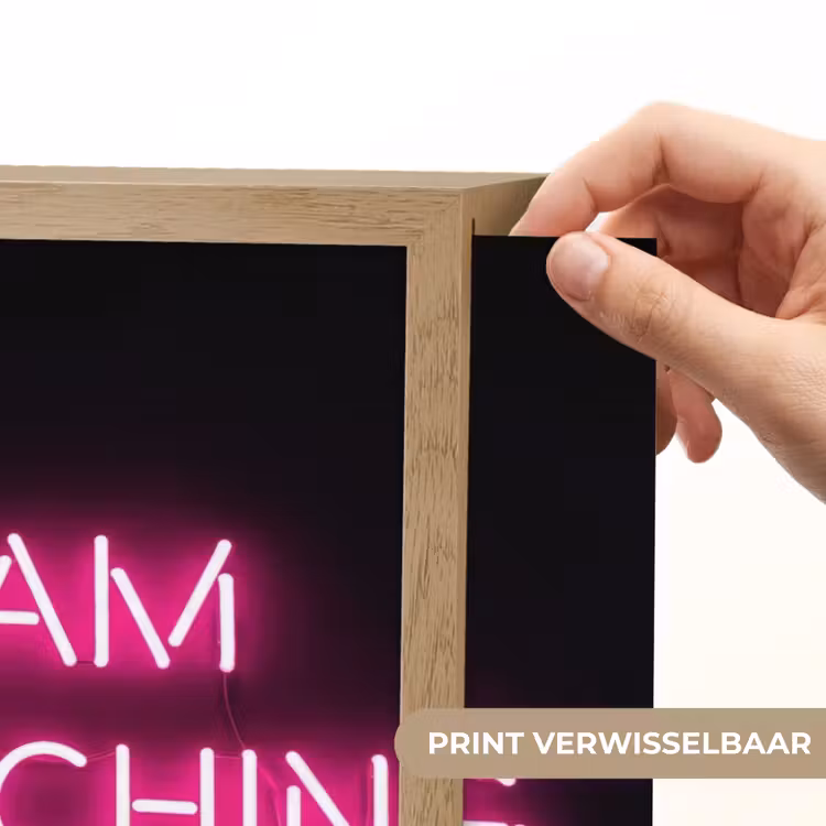 Lightbox - Wandlamp - Man - Tekst - Neon — 5
