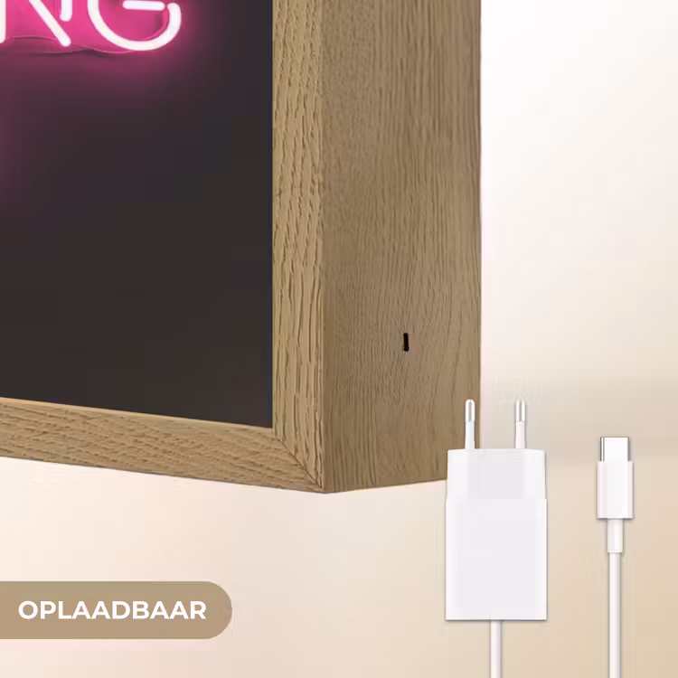 Lightbox - Wandlamp - Man - Tekst - Neon — 7