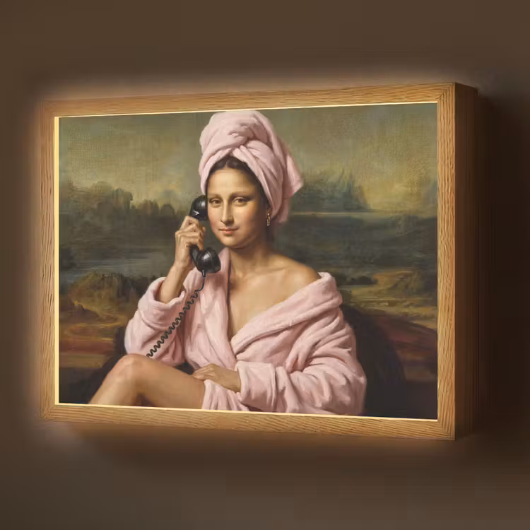Lightbox - Wandlamp - Mona - Klassiek - Roze — 1