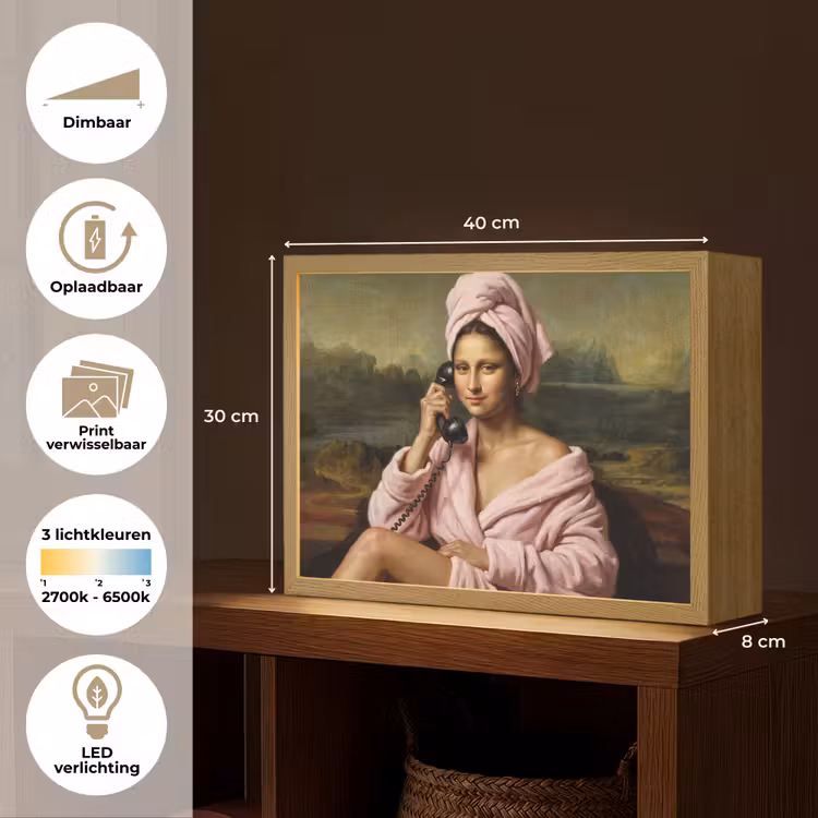 Lightbox - Wandlamp - Mona - Klassiek - Roze — 10