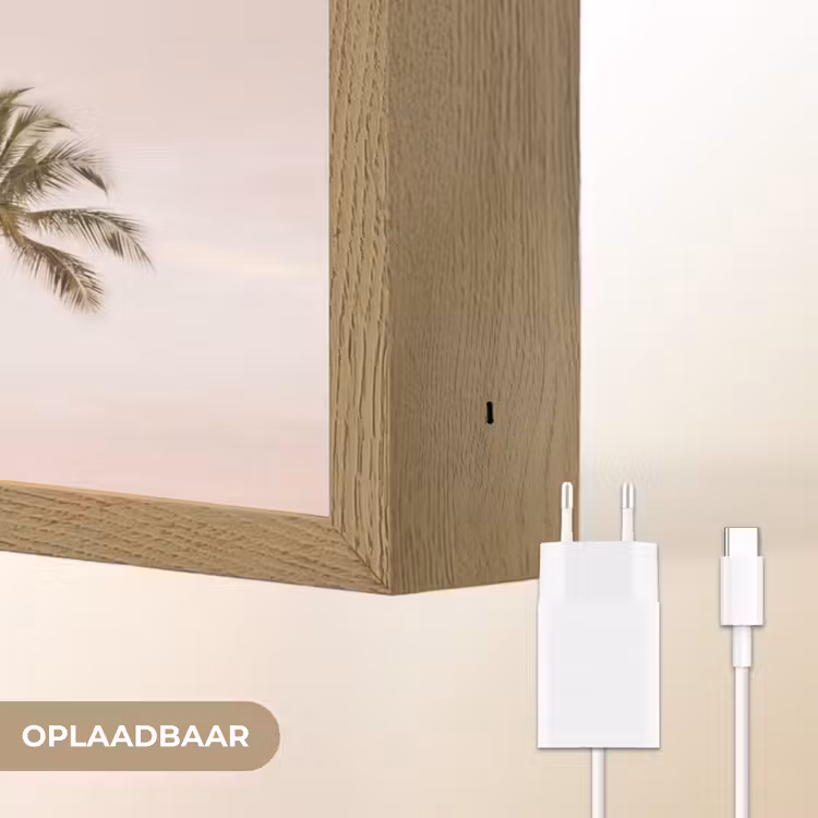 Lightbox - Wandlamp - Palmbomen - Zonsondergang - Roze — 7