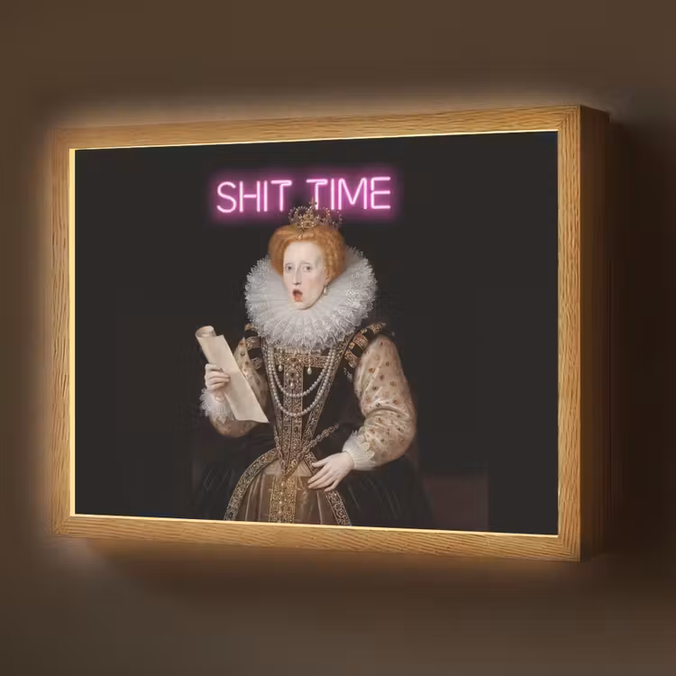 Lightbox - Wandlamp - Portret - Humor - Neon — 1