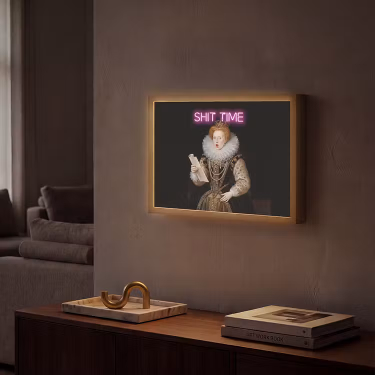 Lightbox - Wandlamp - Portret - Humor - Neon — 2