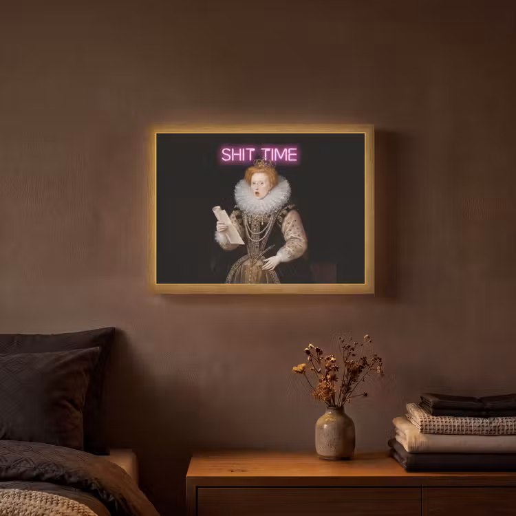 Lightbox - Wandlamp - Portret - Humor - Neon — 3
