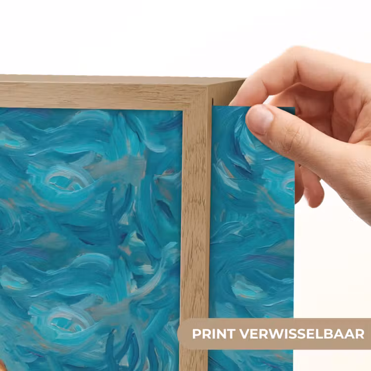 Lightbox - Wandlamp - Portret - Klassiek - Blauw — 5
