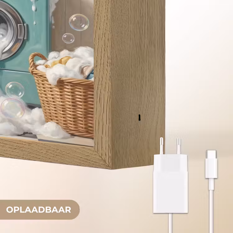 Lightbox - Wandlamp - Retro - Blauw - Vrouw — 7