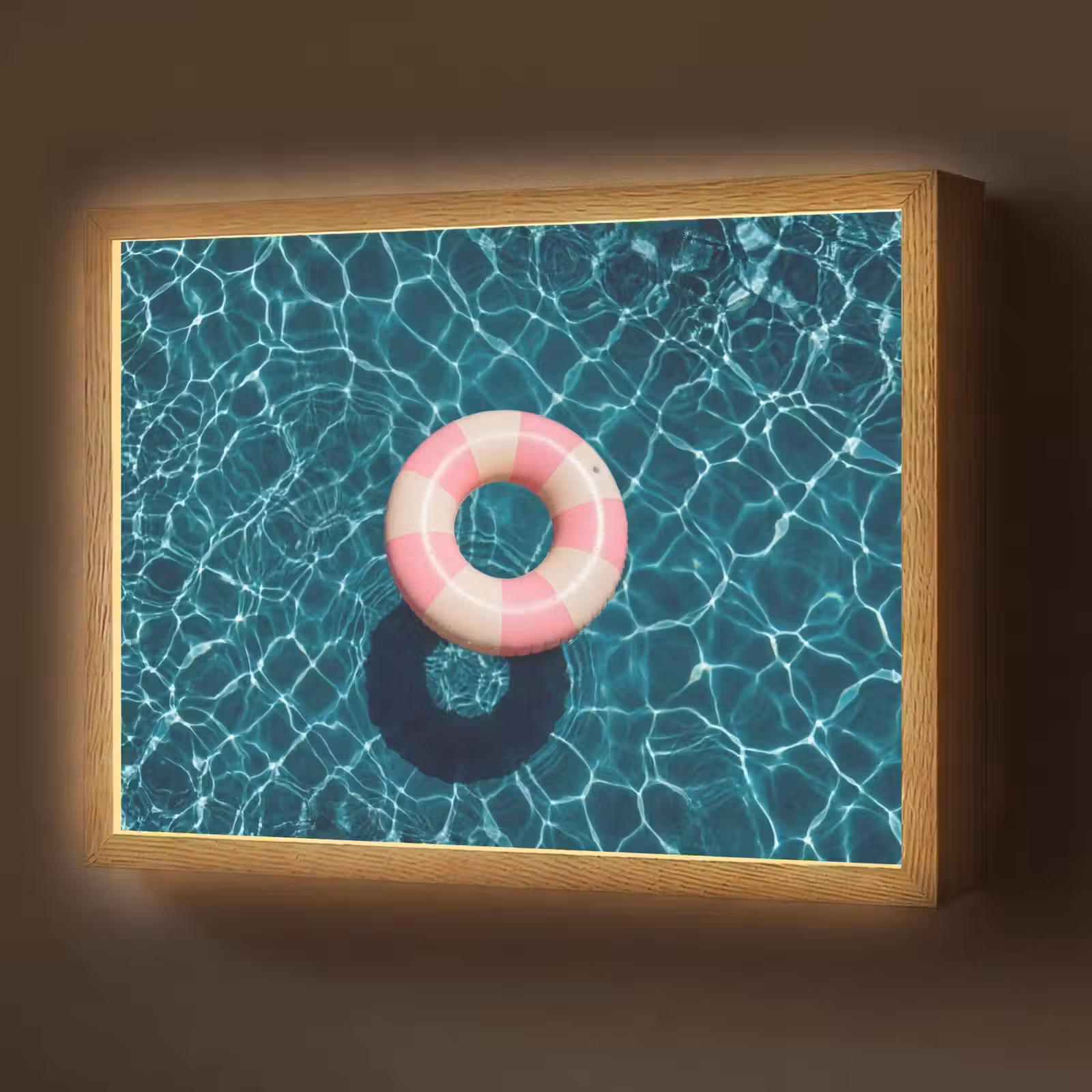 Lightbox - Wandlamp - Drijvend - Zwemband - Water — 1
