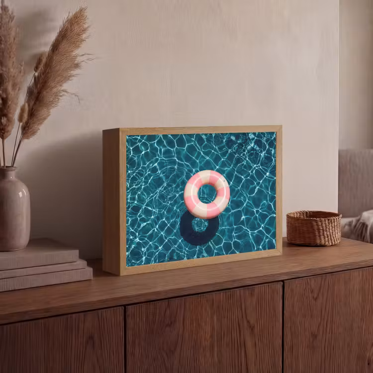 Lightbox - Wandlamp - Drijvend - Zwemband - Water — 4