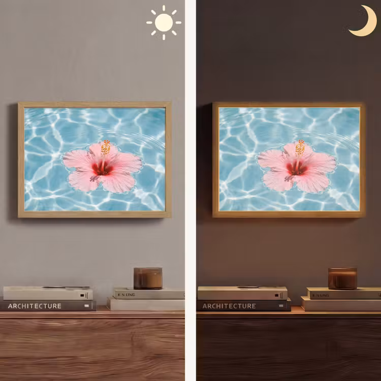 Lightbox - Wandlamp - Hibiscus - Water - Roze — 6