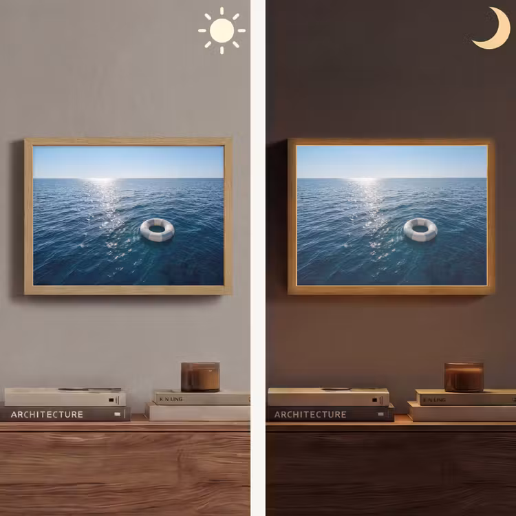Lightbox - Wandlamp - Oceaan - Zwemband - Horizon — 6