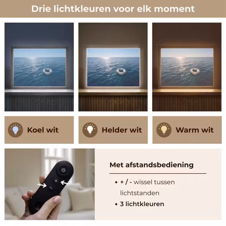 Lightbox - Wandlamp - Oceaan - Zwemband - Horizon — 8