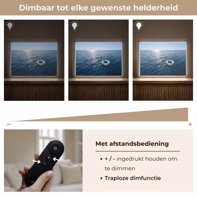 Lightbox - Wandlamp - Oceaan - Zwemband - Horizon — 9