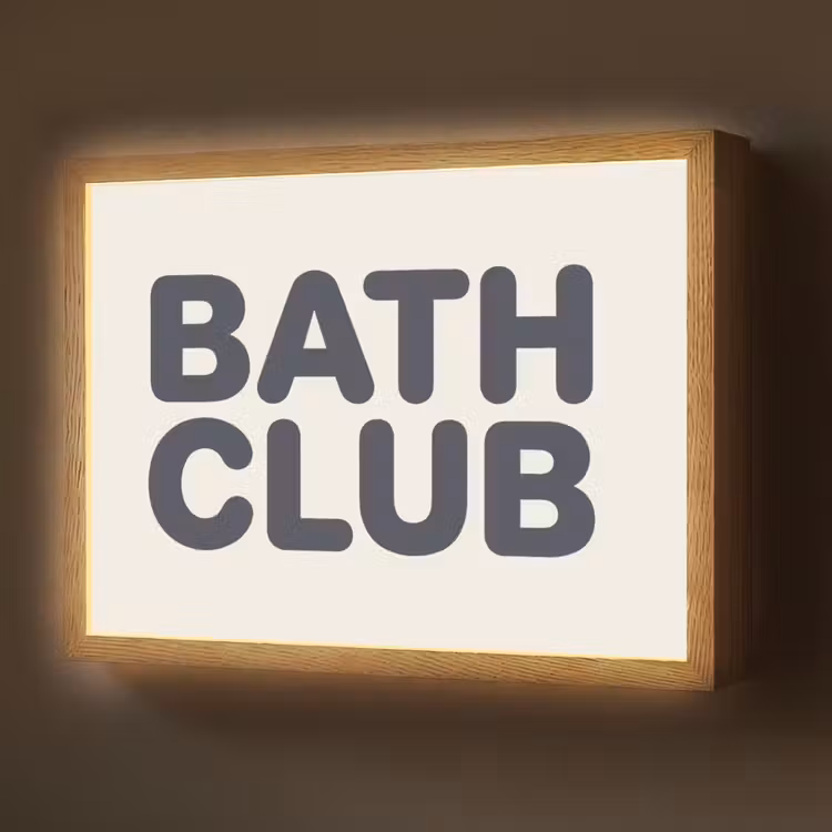 Lightbox - Wandlamp - Quote - Grijs - Wit — 1