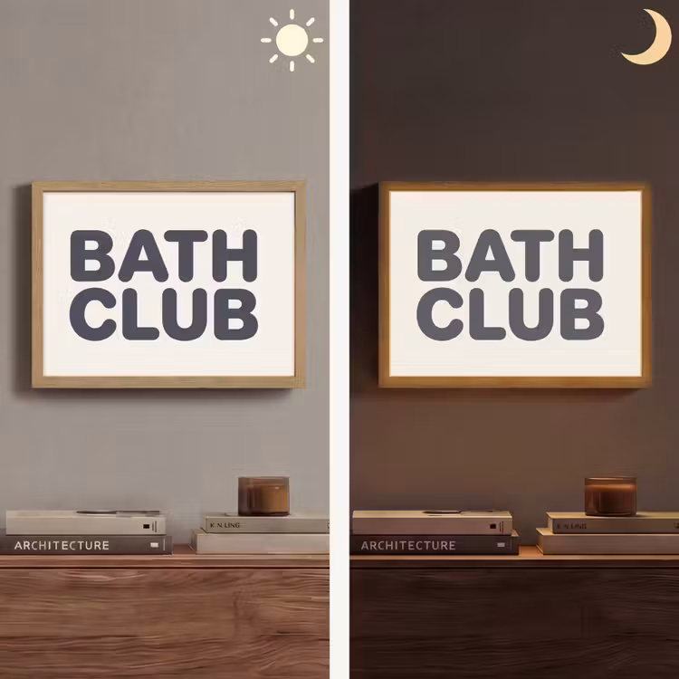 Lightbox - Wandlamp - Quote - Grijs - Wit — 6