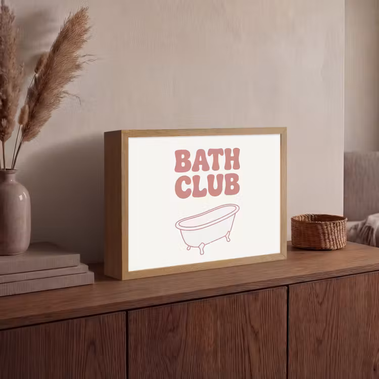 Lightbox - Wandlamp - Retro - Bad - Roze — 4