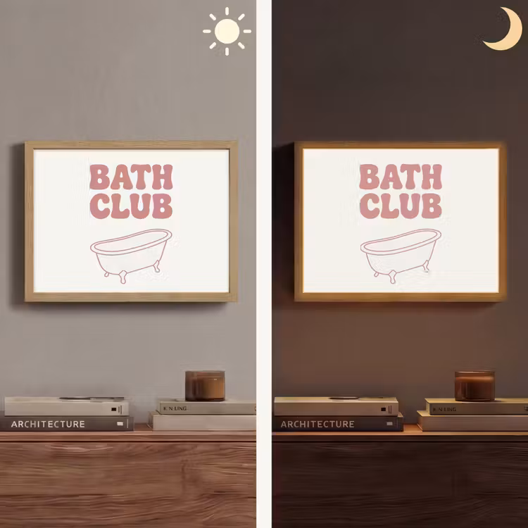 Lightbox - Wandlamp - Retro - Bad - Roze — 6