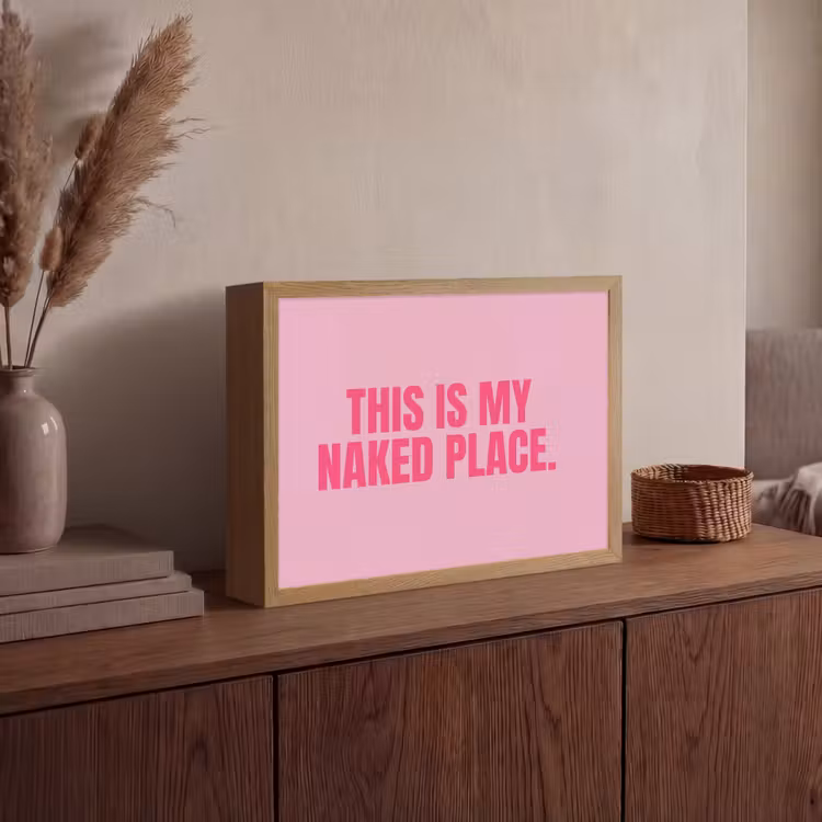 Lightbox - Wandlamp - Tekst - Modern - Roze — 4