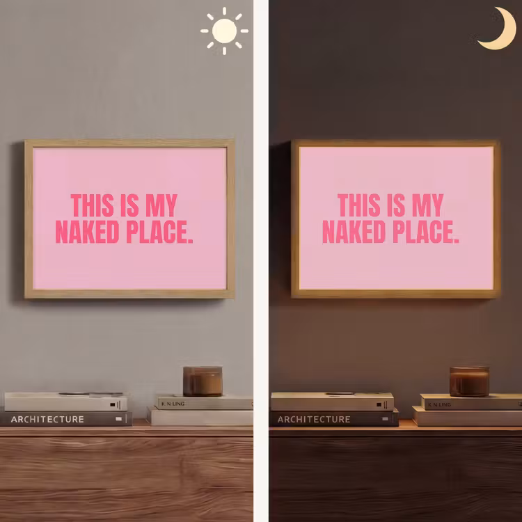 Lightbox - Wandlamp - Tekst - Modern - Roze — 6