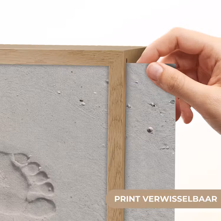 Lightbox - Wandlamp - Voeten - Afdrukken - Zand — 5