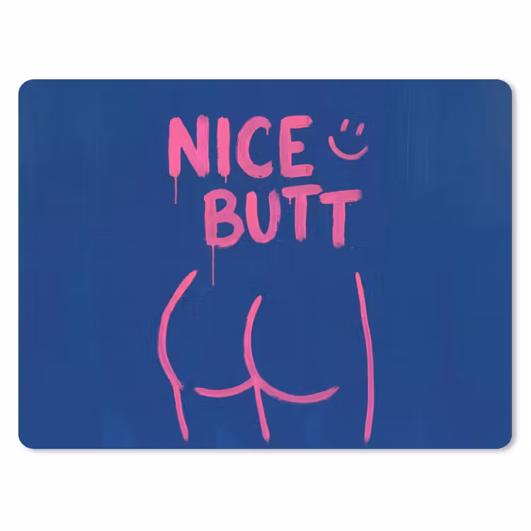 Muismat - Brutaal - Grappig - Blauw — 1