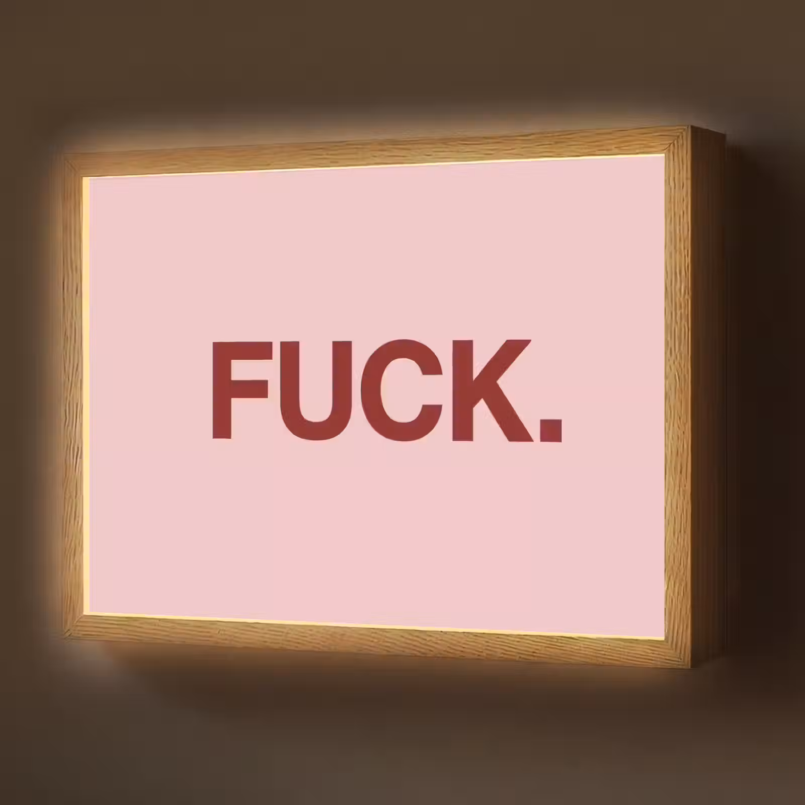 Lightbox - Wandlamp - Statement - Krachtig - Roze — 1