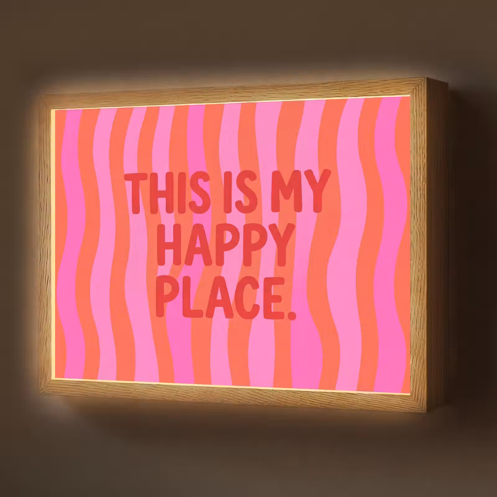 Lightbox - Wandlamp - Tekst - Modern - Kleurrijk — 1