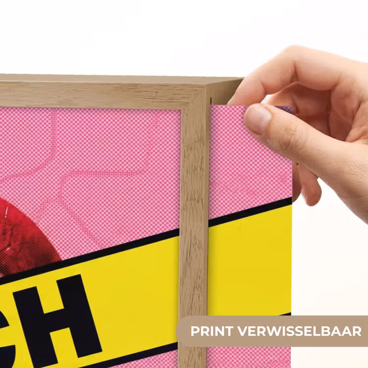Lightbox - Wandlamp - Lippen - Tekst - Kleurrijk — 5