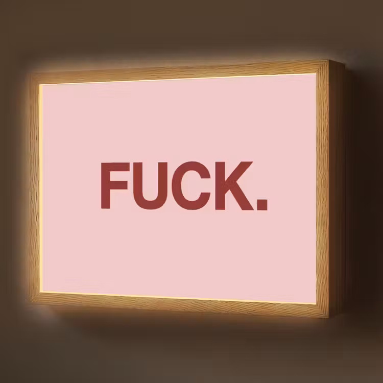 Lightbox - Wandlamp - Statement - Krachtig - Roze — 1