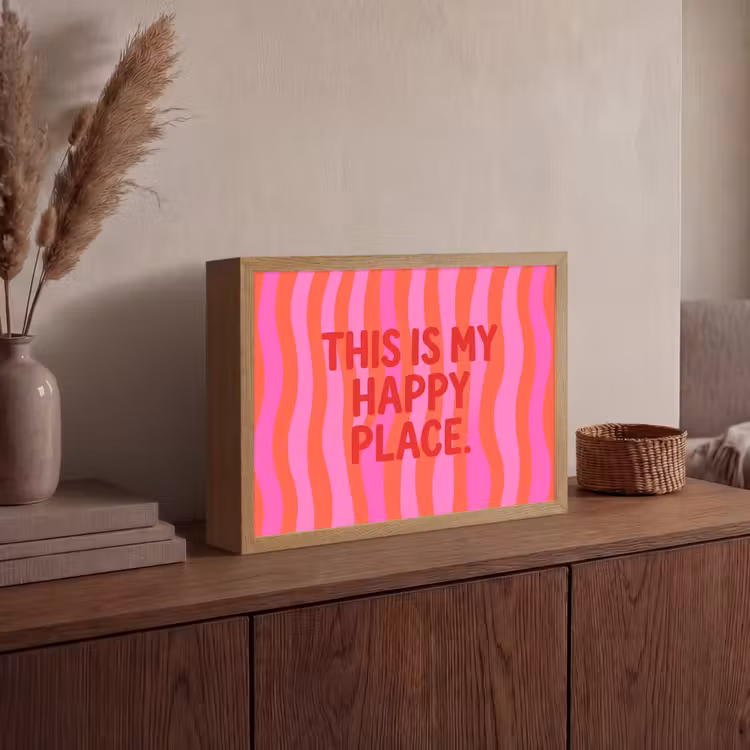 Lightbox - Wandlamp - Tekst - Modern - Kleurrijk — 4